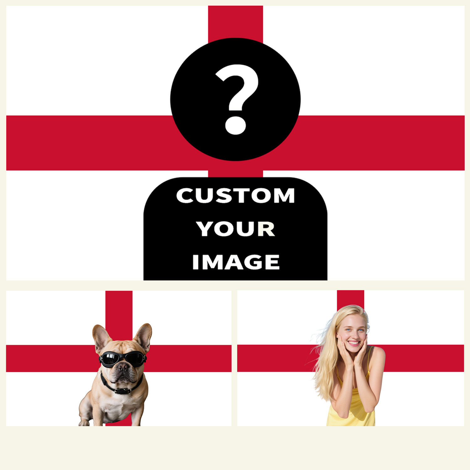 Home Textiles And Decor - 1pc 2D FLAT Personalize England Tapestry