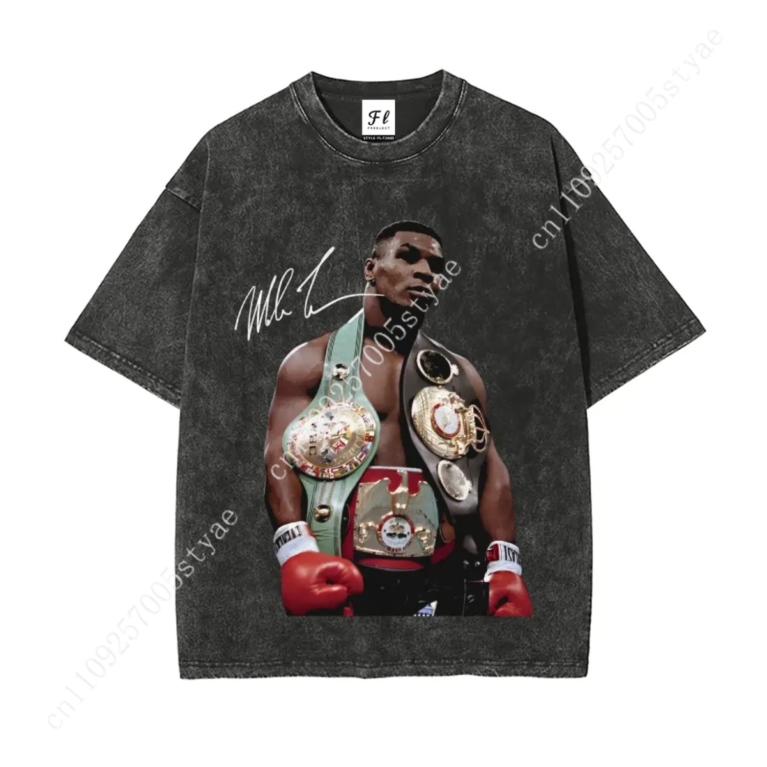Quilt Cotton Summer - Mike Tyson T-Shirt, 90s Vintage Boxing