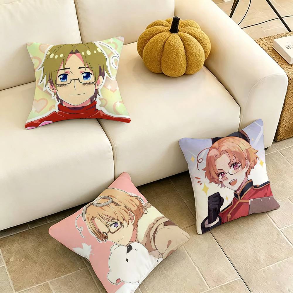 Home Textiles Canada - C-Canada H-Hetalia Pillow Case Square Double-Sided