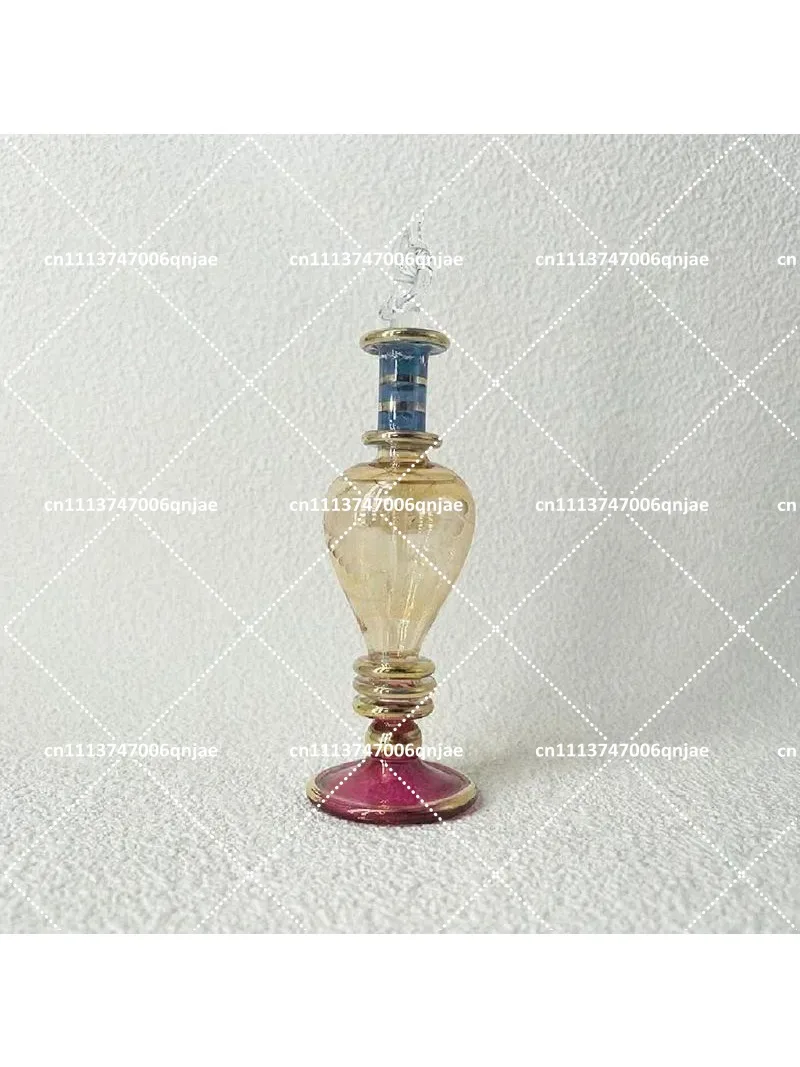 Home Textiles And Decor - 10cm Handmade Multicolor Glass Essential Oil