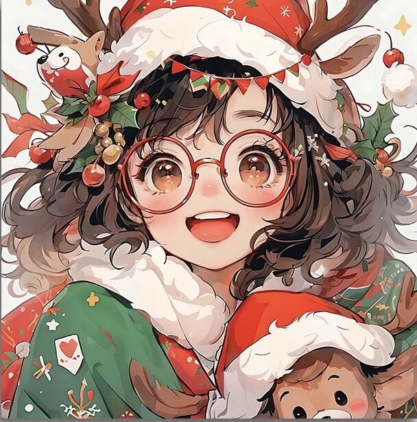 9ct 60x60cm Christmas Girl Emb - Home Textiles Discount ulasan dan harga