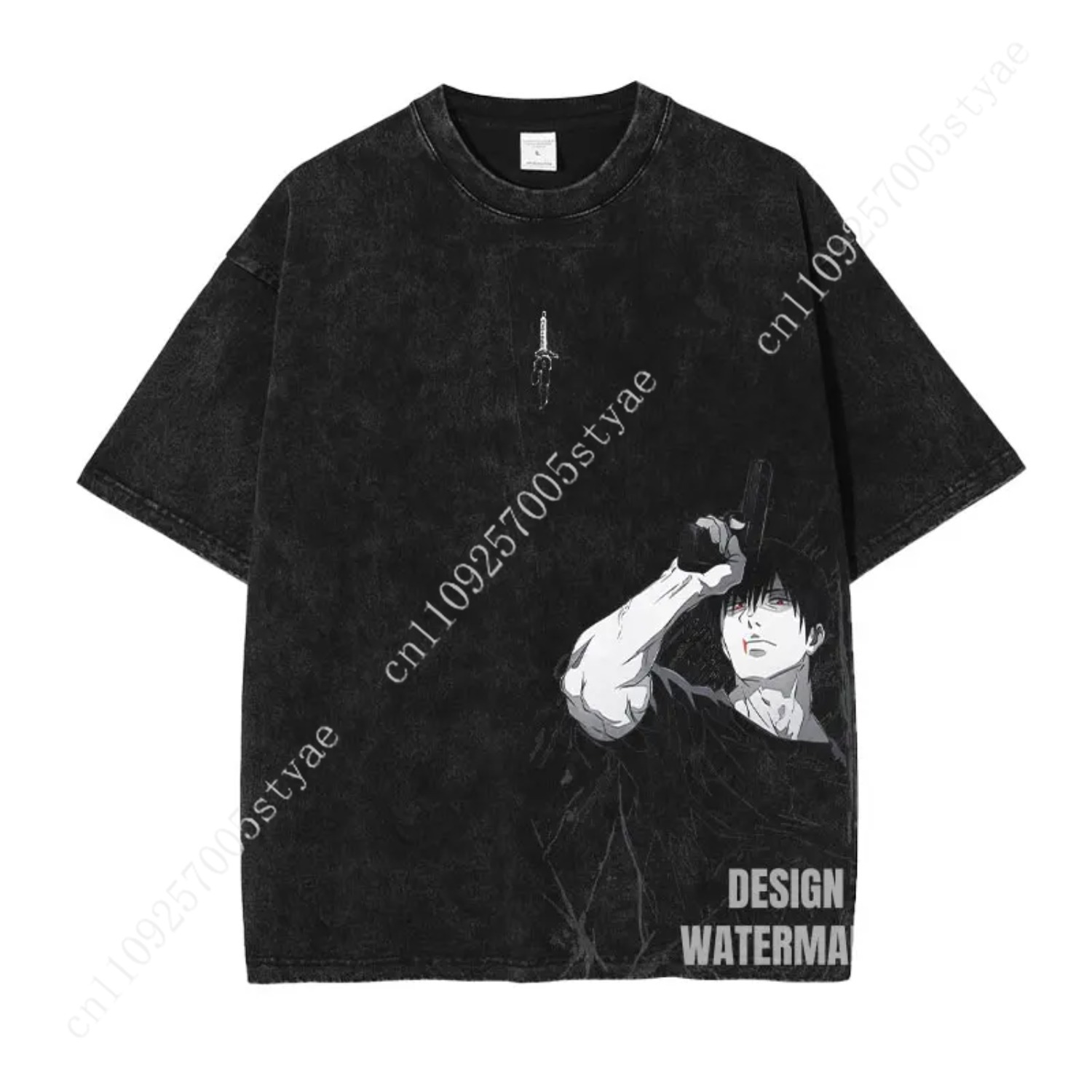 Gojo Satoru Graphic Tee  Anime - Quilt Cotton Summer ulasan dan harga