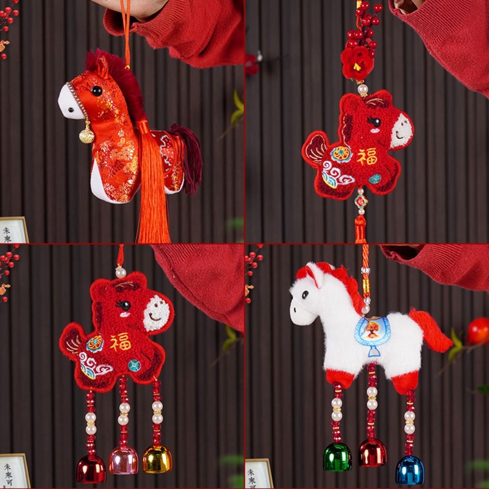 Cartoon Horse Keychain Plush G - Home Textiles Meaning ulasan dan harga