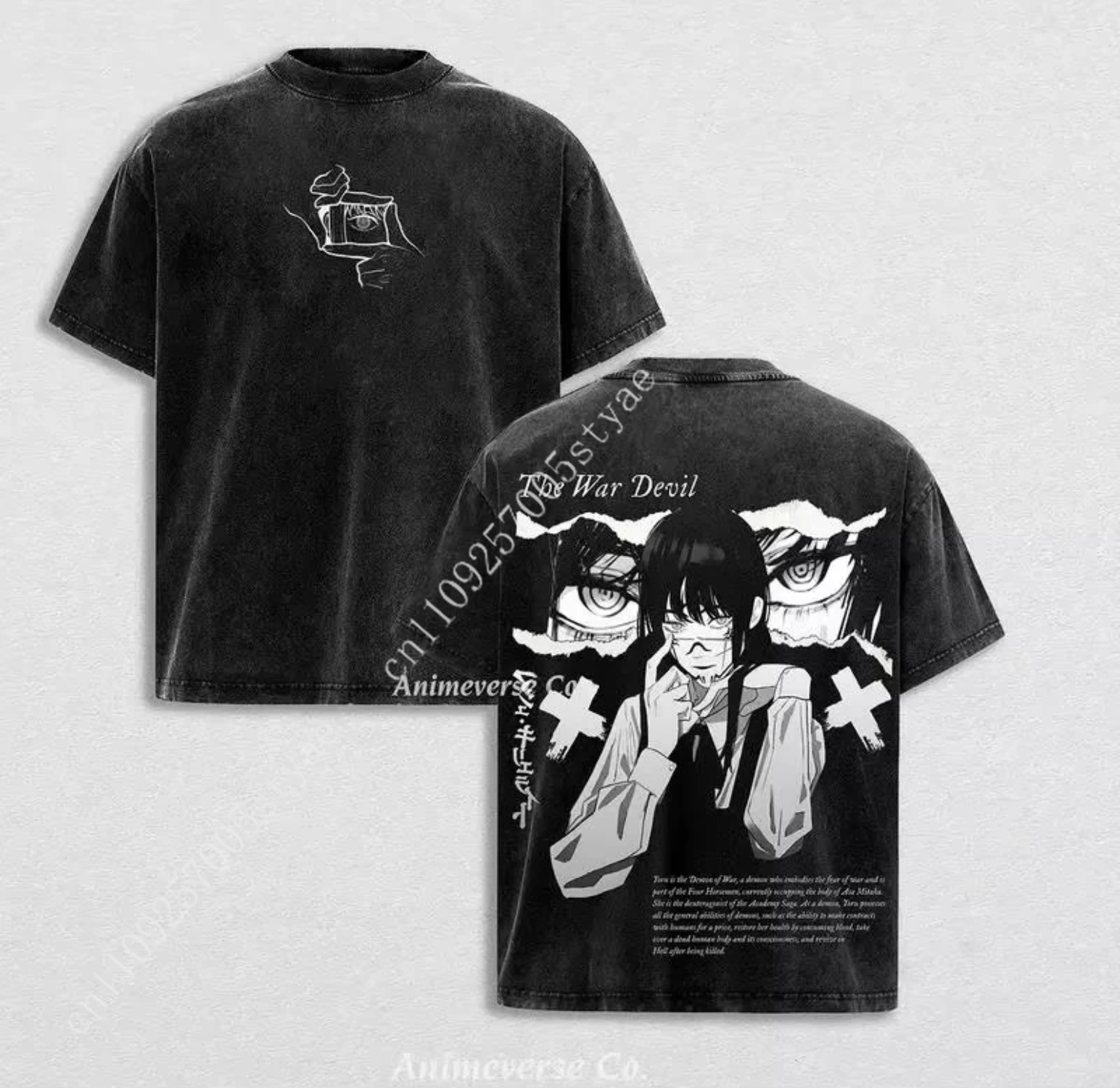 Anime Chainsaw Man Mitaka Asa  - Quilt Cotton Summer ulasan dan harga