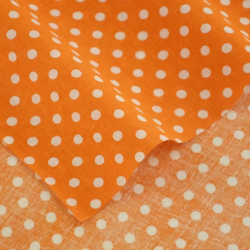 50X150CM White Orange Polka Do - Home Textiles And Decor ulasan dan harga