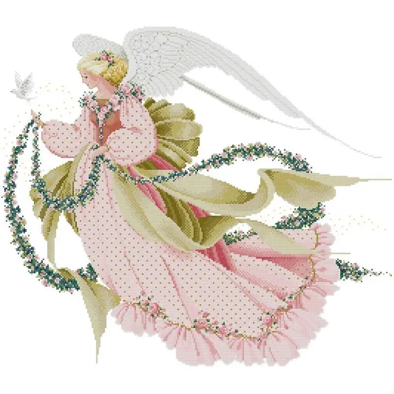 Angel Series Character Pattern - Home Textiles Discount ulasan dan harga