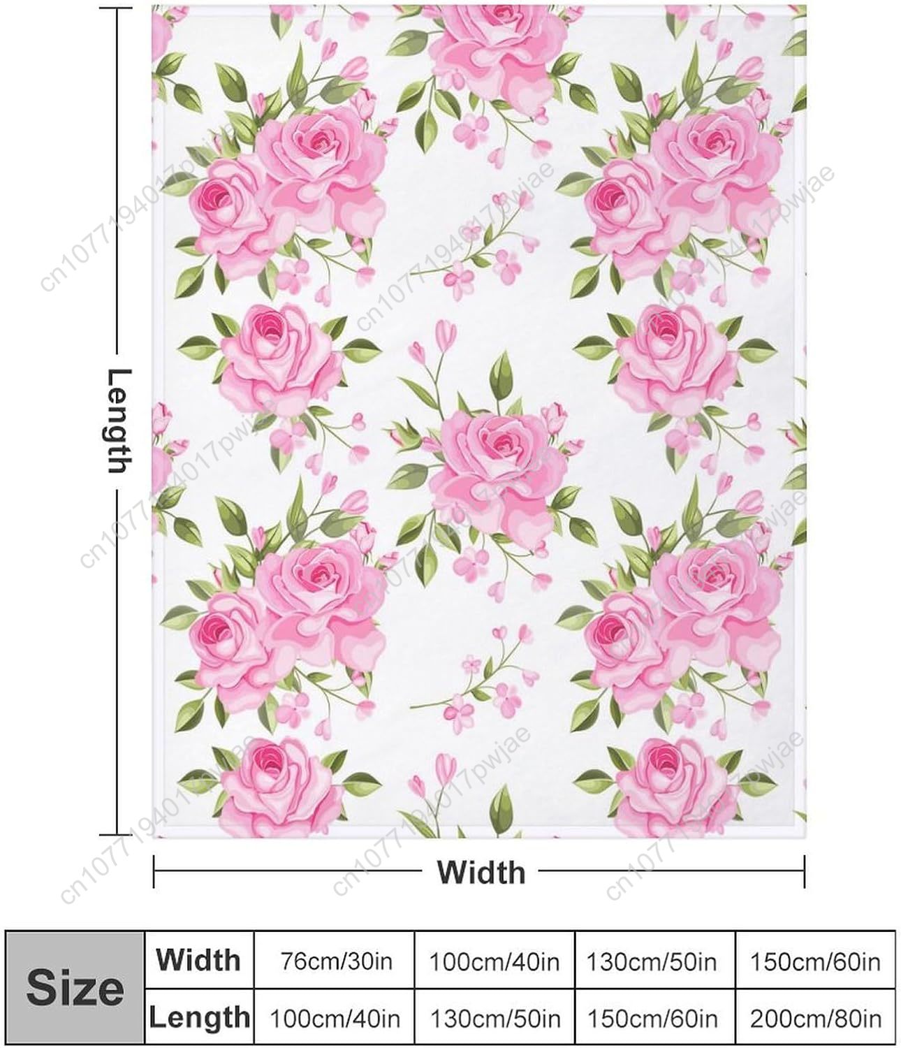 Pink Flower Throw Blanket Flor - Home Textiles And Decor ulasan dan harga