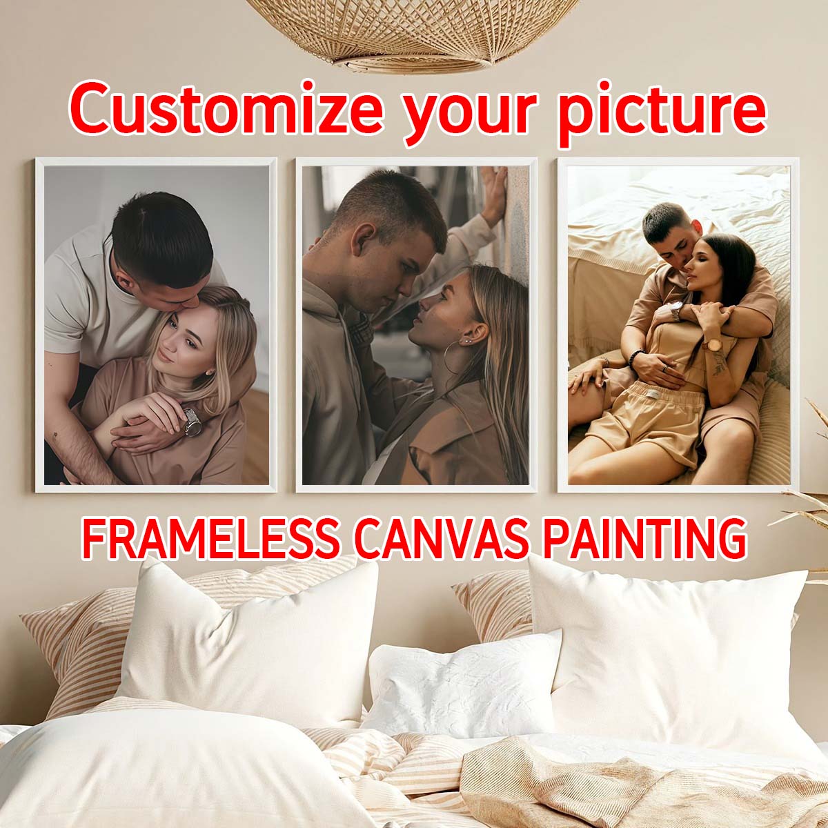 Triptych - 2D custom photo woo - Home Textiles Today ulasan dan harga