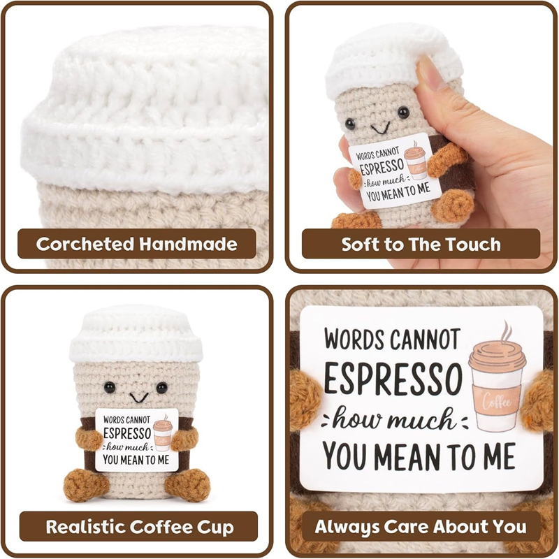 Handmade Crochet Coffee Doll w - Home Textiles Today ulasan dan harga