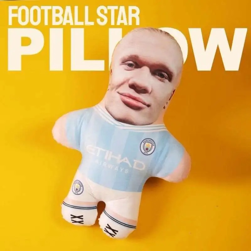 Football Star Plush Pillow Erl - Home Textiles Discount ulasan dan harga