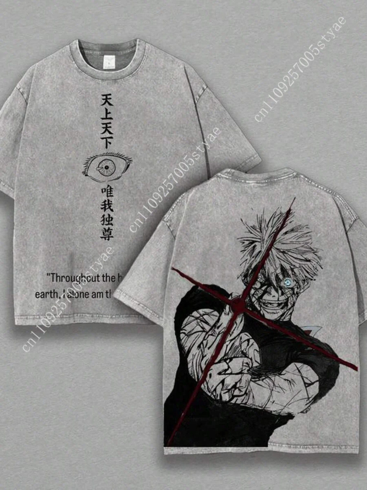Gojo Satoru Graphic Tshirt  Ma - Quilt Cotton Summer ulasan dan harga