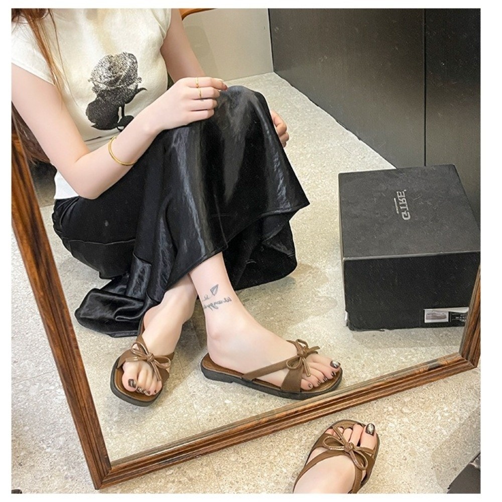 1 Pair Soft Sole Flat Sandals  - Home Textiles Discount ulasan dan harga