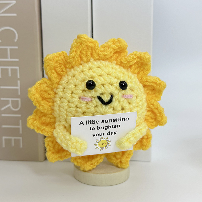 Funny Positive Crochet Sunshin - Home Textiles Today ulasan dan harga