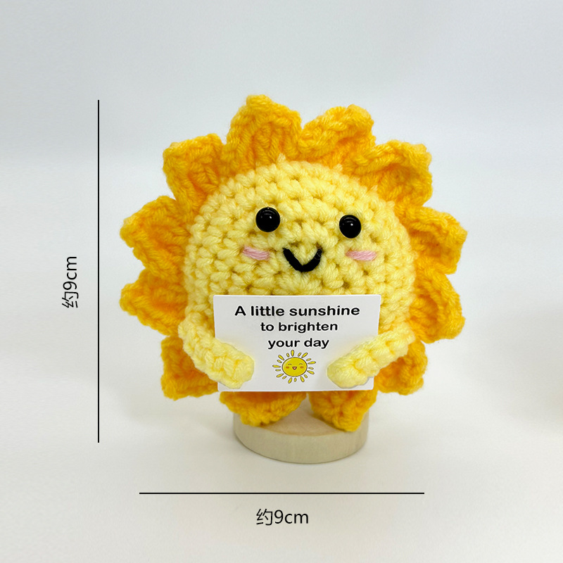 Funny Positive Crochet Sunshin - Home Textiles Today ulasan dan harga