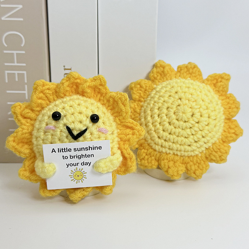 Funny Positive Crochet Sunshin - Home Textiles Today ulasan dan harga