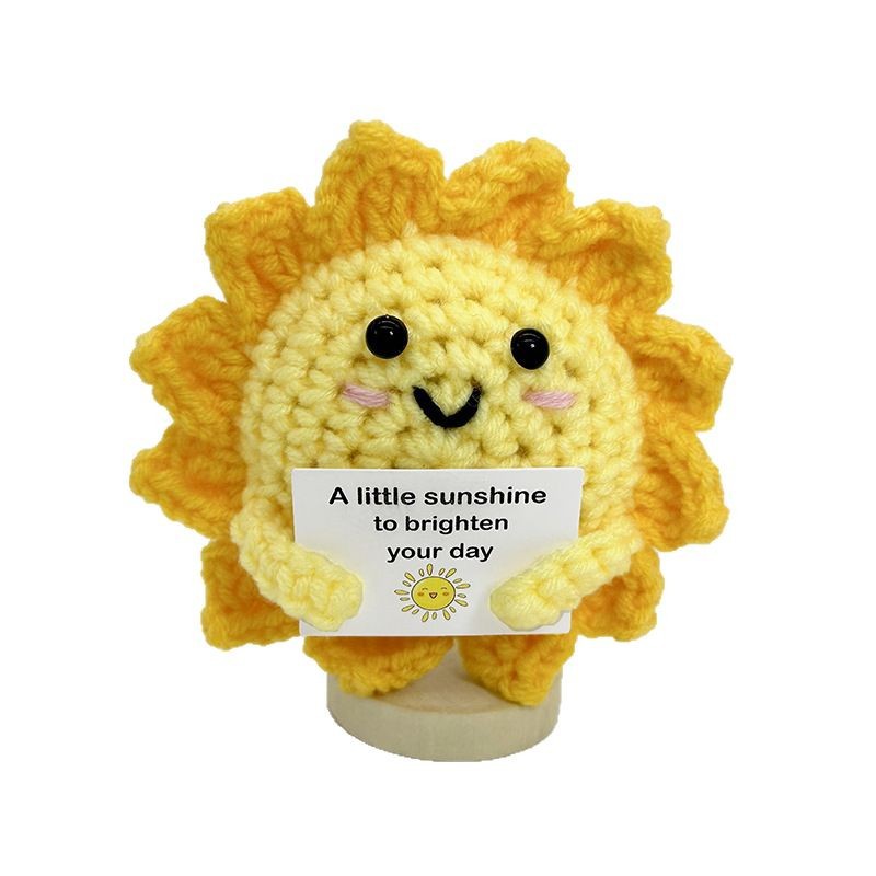 Funny Positive Crochet Sunshin - Home Textiles Today ulasan dan harga