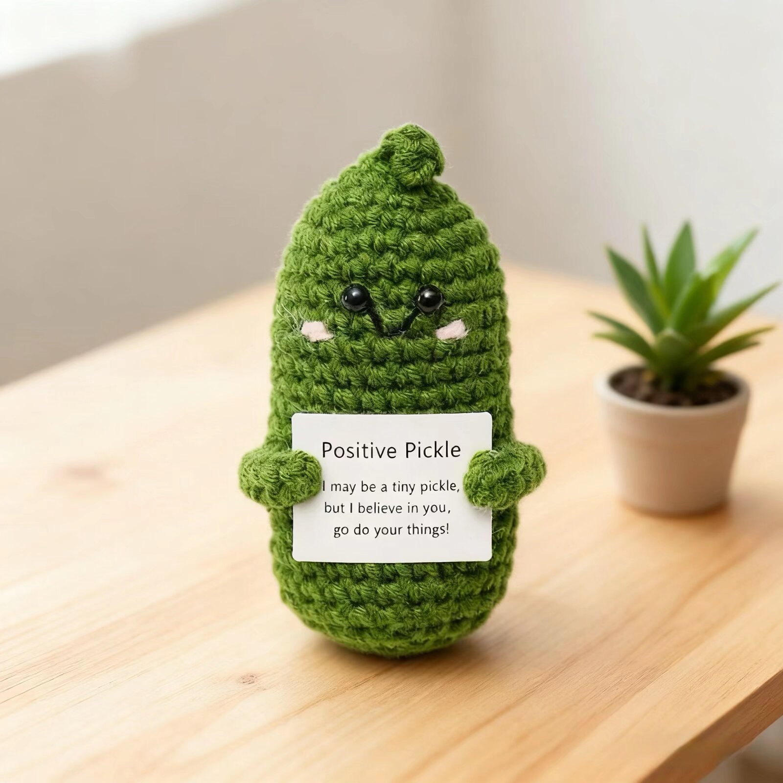 New Positive Energy Pickle Hug - Home Textiles Trends ulasan dan harga