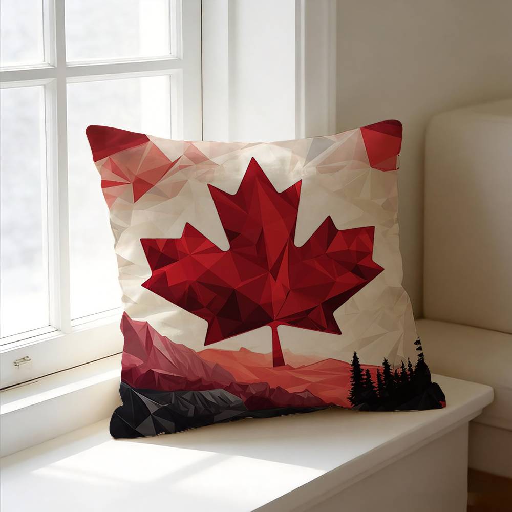 Cool Flag of C-Canada  Square  - Home Textiles Canada ulasan dan harga