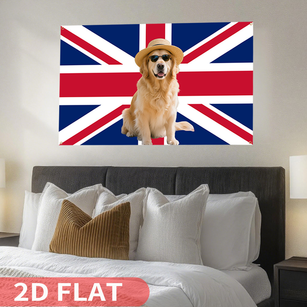 1pc 2D FLAT Personalize UK Bri - Home Textiles Uk ulasan dan harga