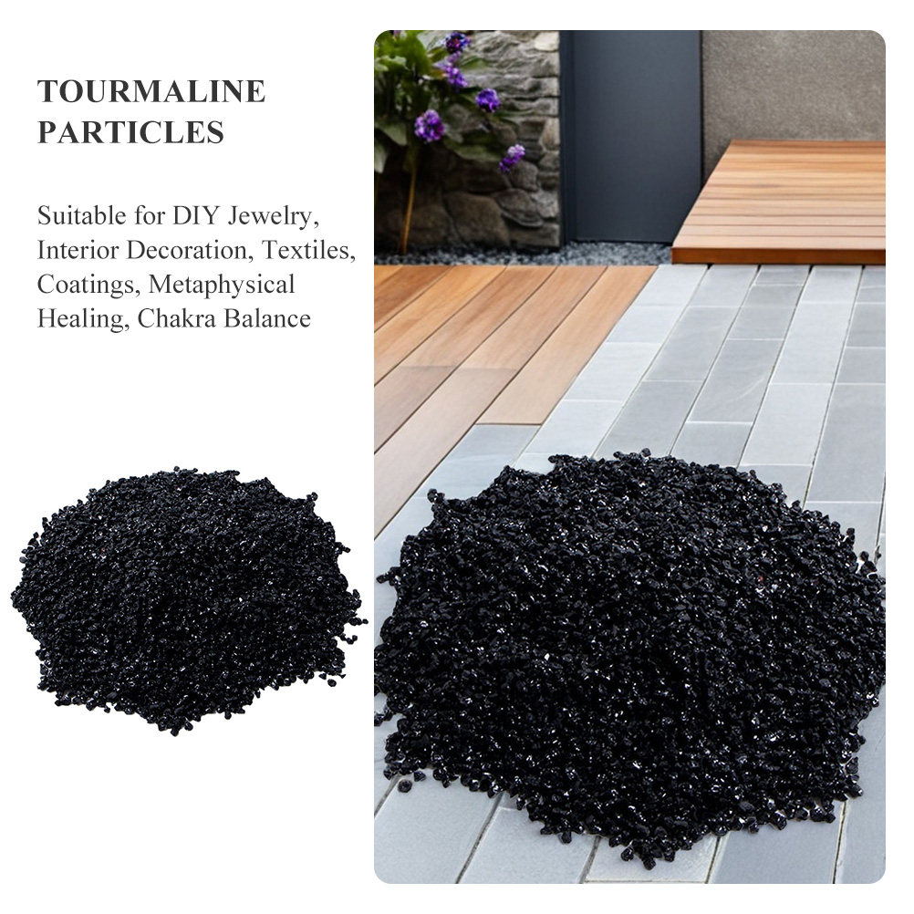 100G 2Mm Black Tourmaline Ston - Home Textiles And Decor ulasan dan harga