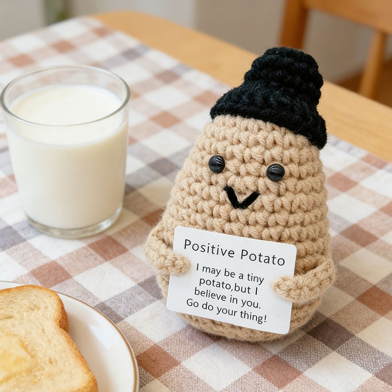 Cute Positive Potato Crochet D - Home Textiles Today ulasan dan harga